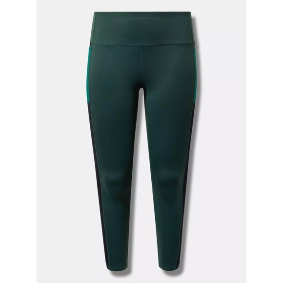 Torrid Active Full-Length Side Pocket Legging Colorblock Size 4 or 26 Plus - Picture 3 of 5